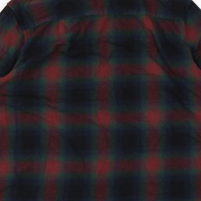 Mens UK Size S Topman Red  Button-Up Long Sleeve Casual Shirt