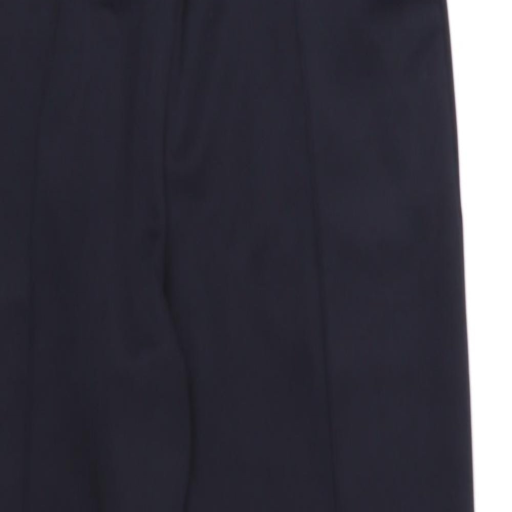 Womens UK Size 12 BM Collection Regular Fit  Blue Trousers