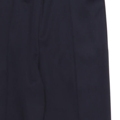 Womens UK Size 12 BM Collection Regular Fit  Blue Trousers