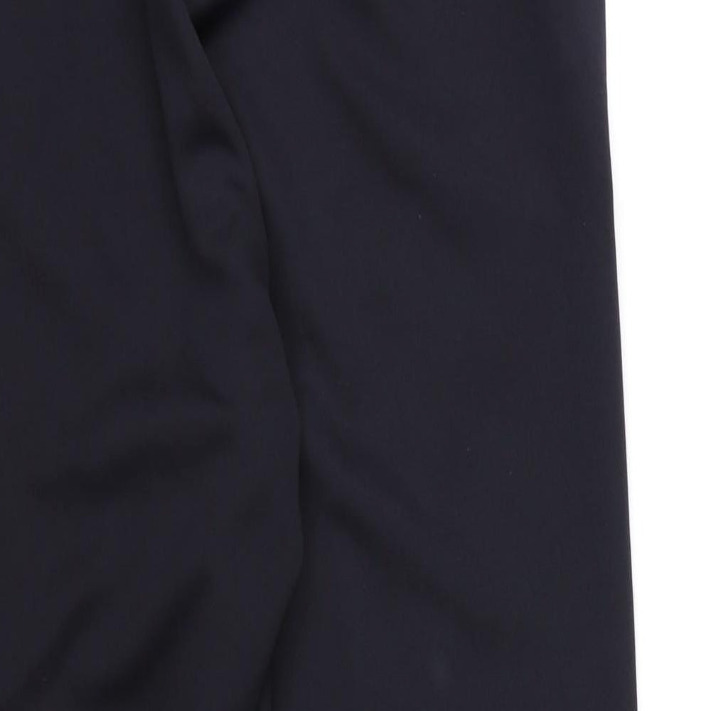 Womens UK Size 12 BM Collection Regular Fit  Blue Trousers