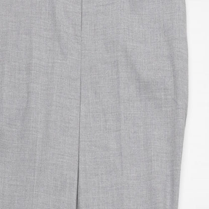 Womens UK Size 10 NEXT Regular Fit Dress Pants Grey Trousers