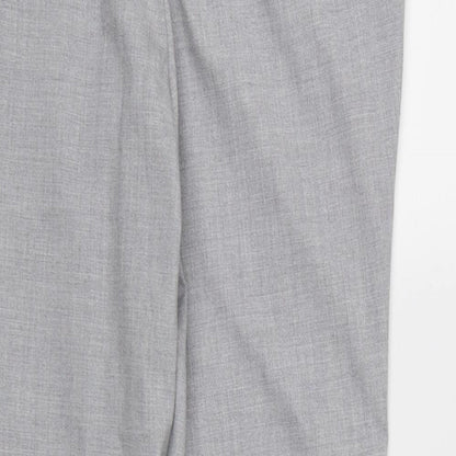 Womens UK Size 10 NEXT Regular Fit Dress Pants Grey Trousers