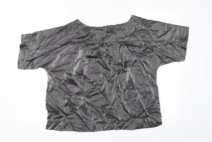 Womens UK Size M VERO MODA Silver Basic Blouse