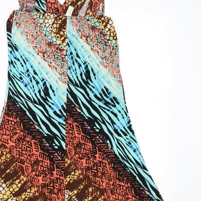 Body Flirt Womens Multicoloured Animal Print  A-Line  Size XS