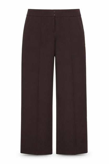 Womens UK Size 10 South Regular Fit Dress Pants Brown Trousers