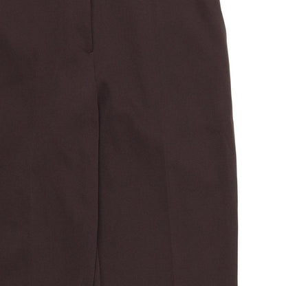 Womens UK Size 10 South Regular Fit Dress Pants Brown Trousers