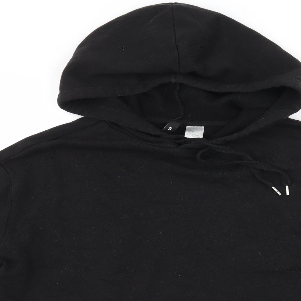 H&M Womens Black   Pullover Hoodie Size S  - Slogan