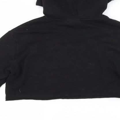 H&M Womens Black   Pullover Hoodie Size S  - Slogan