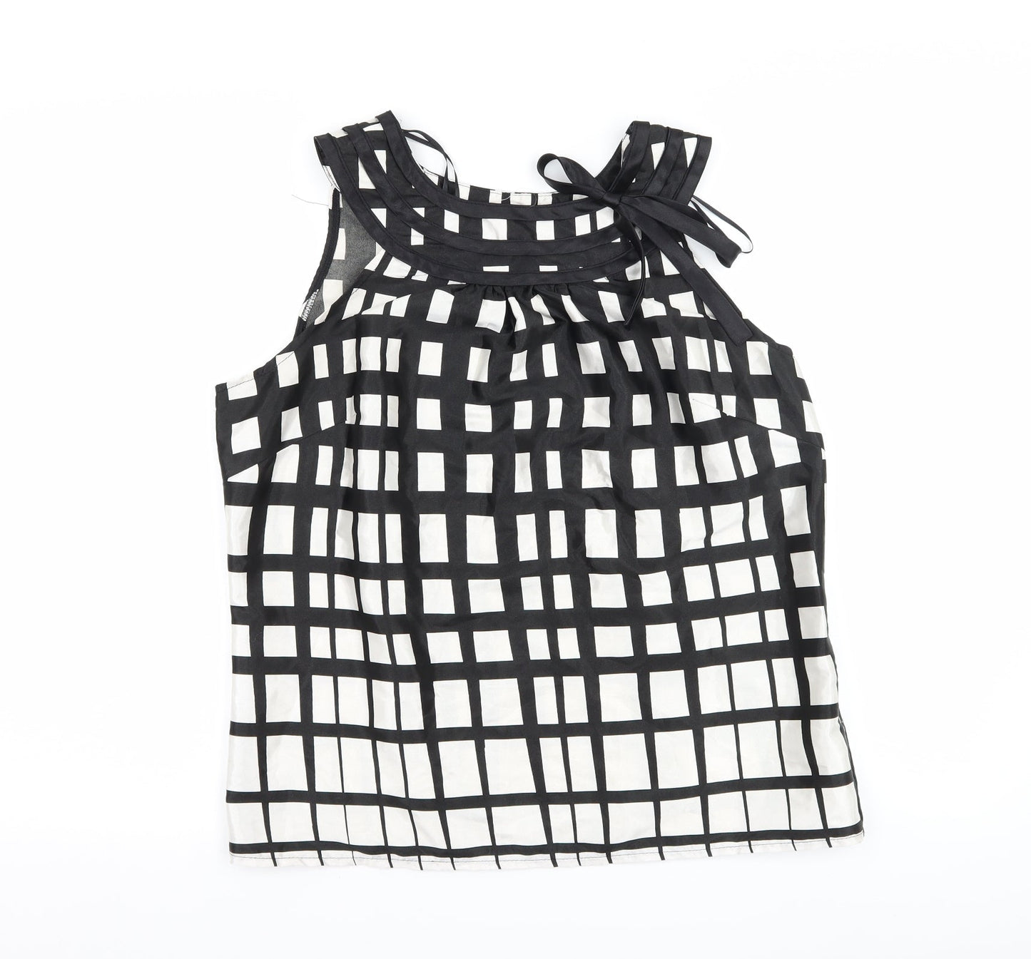Womens UK Size 12 Klass Black Basic Blouse