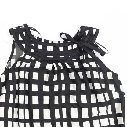 Womens UK Size 12 Klass Black Basic Blouse