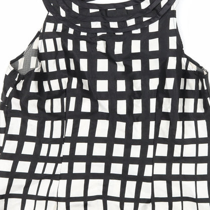 Womens UK Size 12 Klass Black Basic Blouse
