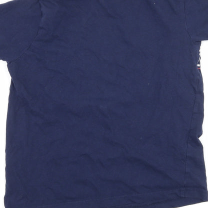 Primark Boys Blue   Basic T-Shirt Size 9-10 Years  - slogan