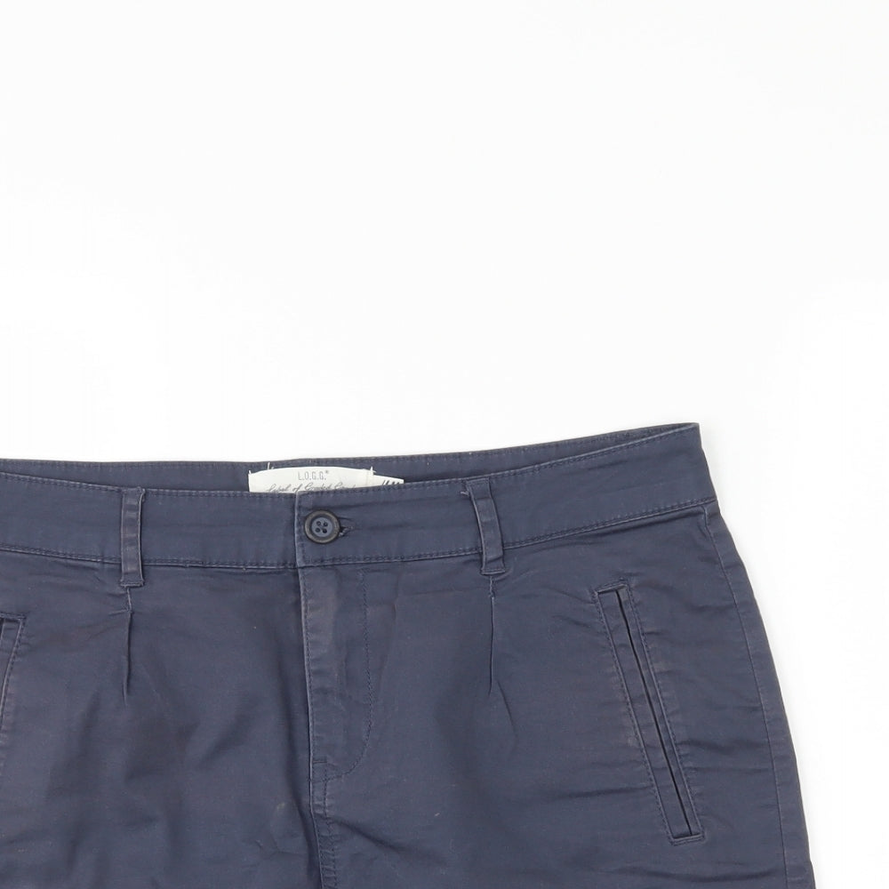 H&M Womens Blue   A-Line Skirt Size 10