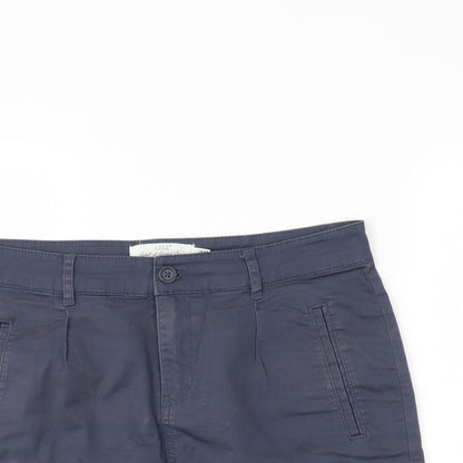 H&M Womens Blue   A-Line Skirt Size 10