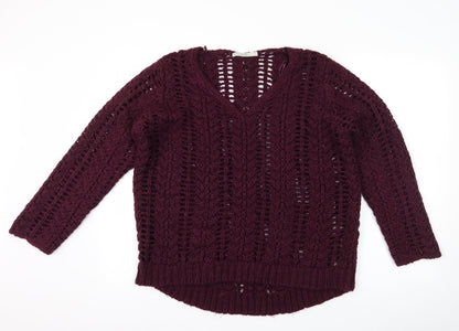 George Womens Purple   Pullover Jumper Size 12
