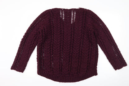 George Womens Purple   Pullover Jumper Size 12