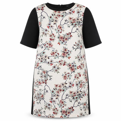Zara Womens Black Floral  Shift  Size S