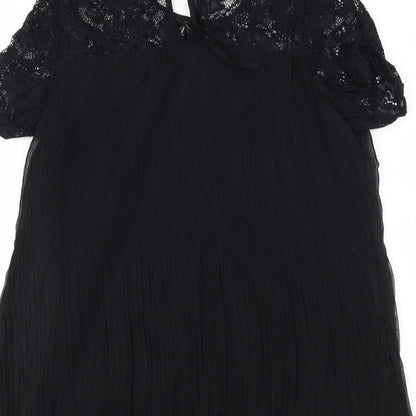 F&F Womens Black   Basic T-Shirt Size 8