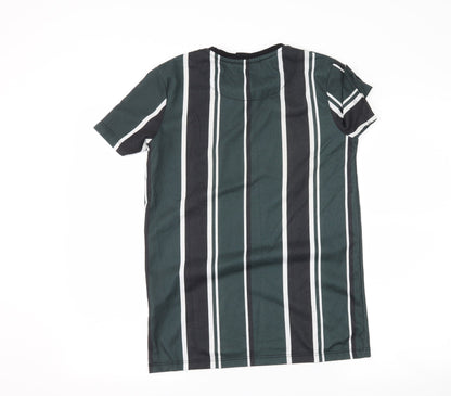 Mens UK Size XS Criminal Damage Green  T-Shirt