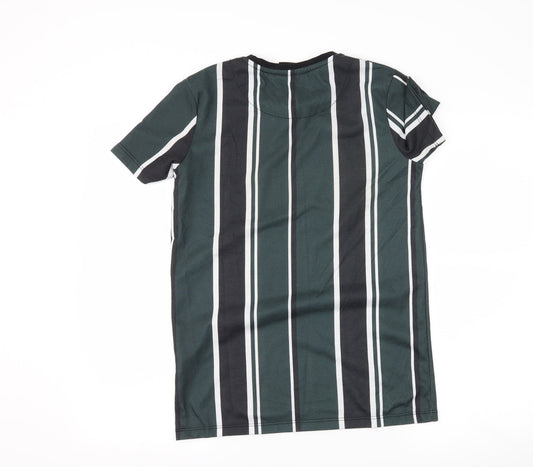 Mens UK Size XS Criminal Damage Green  T-Shirt