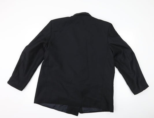 Womens UK Size 18 Preworn Regular Black Suit Jacket