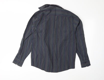 Mens UK Size S ben smith Grey  Button-Up Long Sleeve Casual Shirt