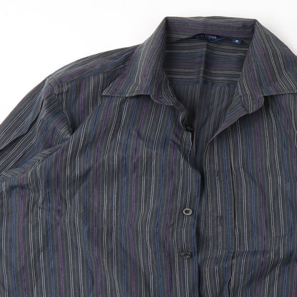 Mens UK Size S ben smith Grey  Button-Up Long Sleeve Casual Shirt