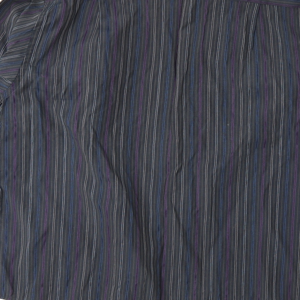 Mens UK Size S ben smith Grey  Button-Up Long Sleeve Casual Shirt