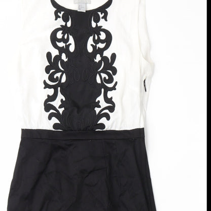 H&M Womens Black   Pencil Dress  Size 8