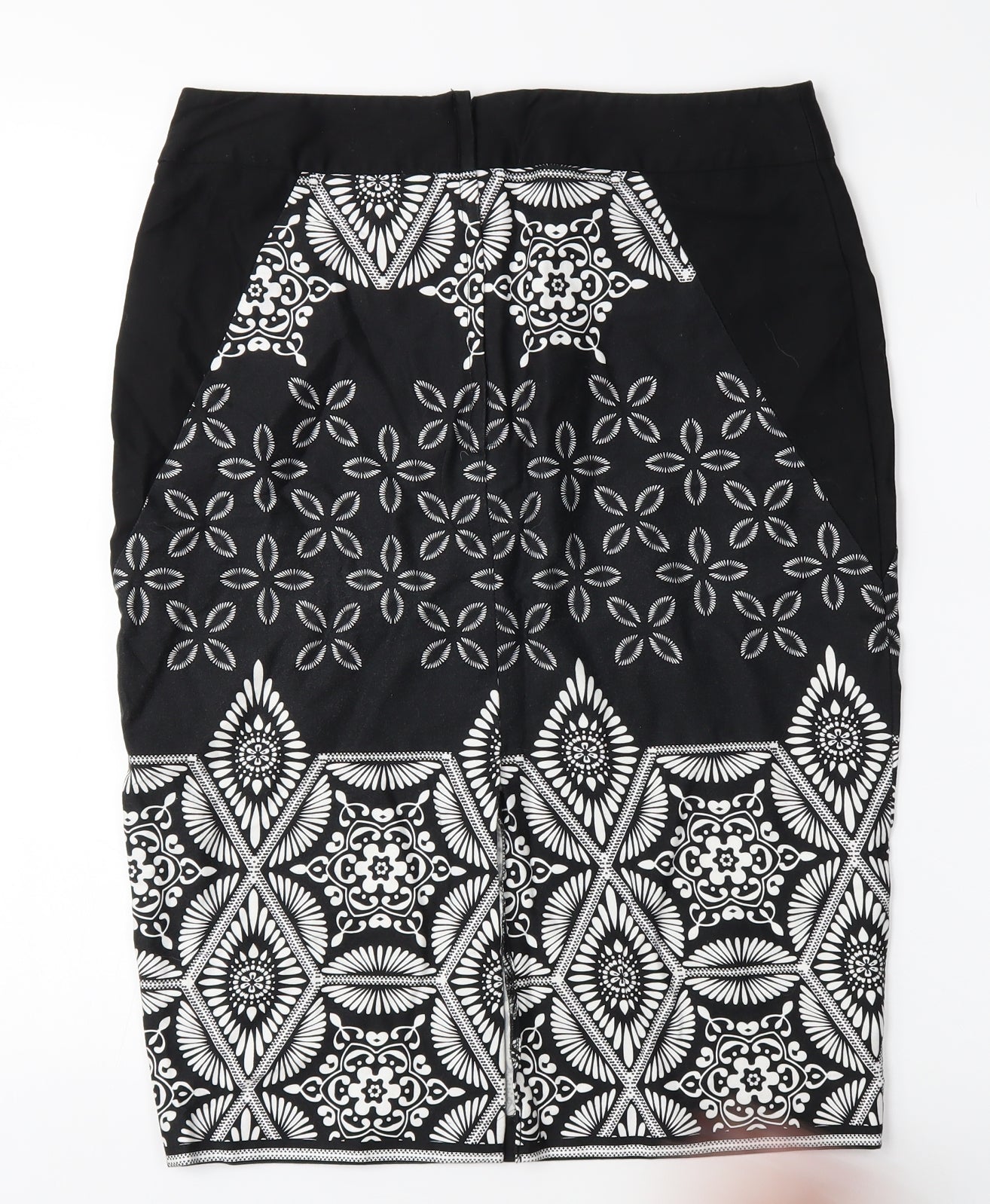 dorophy perkins Womens Black Floral  Straight & Pencil Skirt Size 12