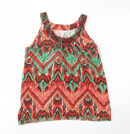Womens UK Size 14 MARISOTA Red Basic Tank