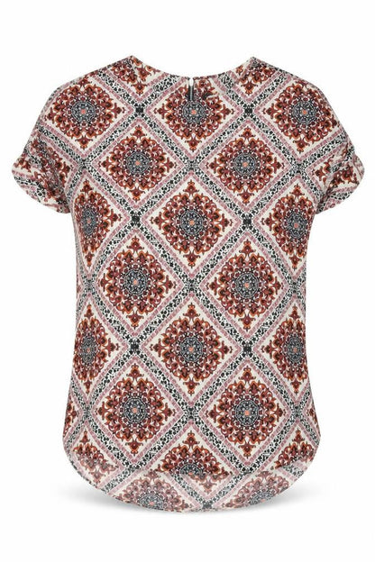 Womens UK Size 10 Dorothy Perkins Red Basic Blouse