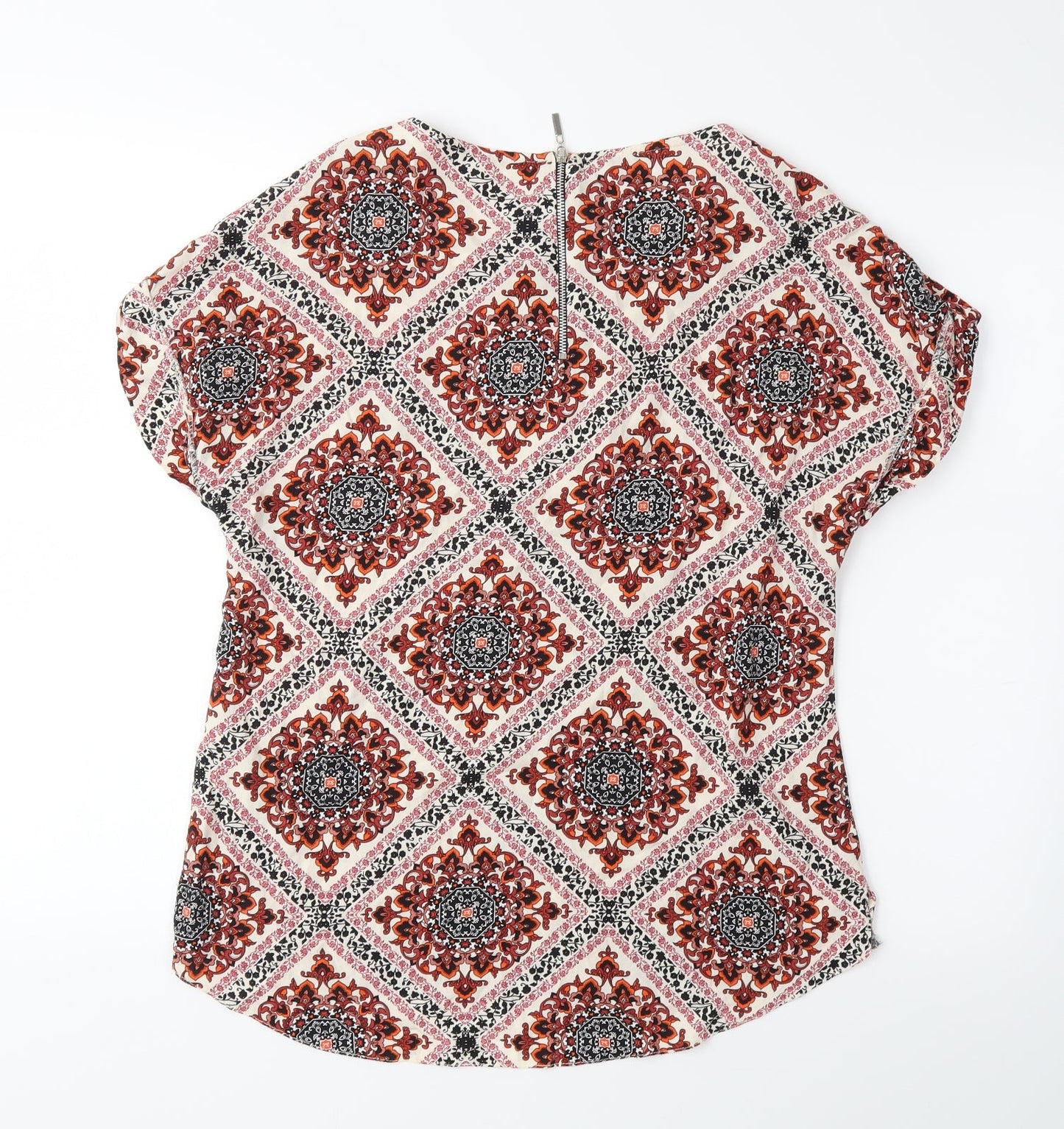 Womens UK Size 10 Dorothy Perkins Red Basic Blouse