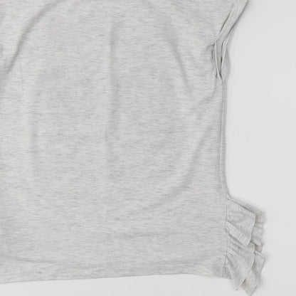I love girls wear Girls Grey   Basic T-Shirt Size 9 Years