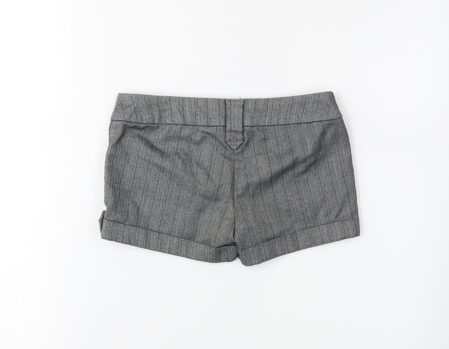 newlook Girls Grey Pinstripe  Sailor Shorts Size 9 Years