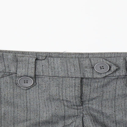 newlook Girls Grey Pinstripe  Sailor Shorts Size 9 Years