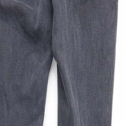 Topshop Womens Grey   Skinny Jeans Size 26 in L28 in