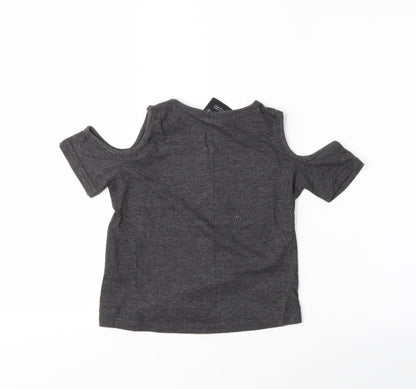 Primark Girls Grey   Basic Casual Size 7-8 Years  - Reversible Sequins