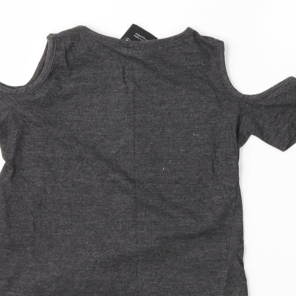Primark Girls Grey   Basic Casual Size 7-8 Years  - Reversible Sequins