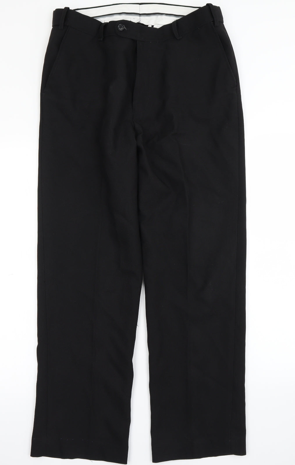 Skopes Mens Black   Dress Pants Trousers Size S L29 in