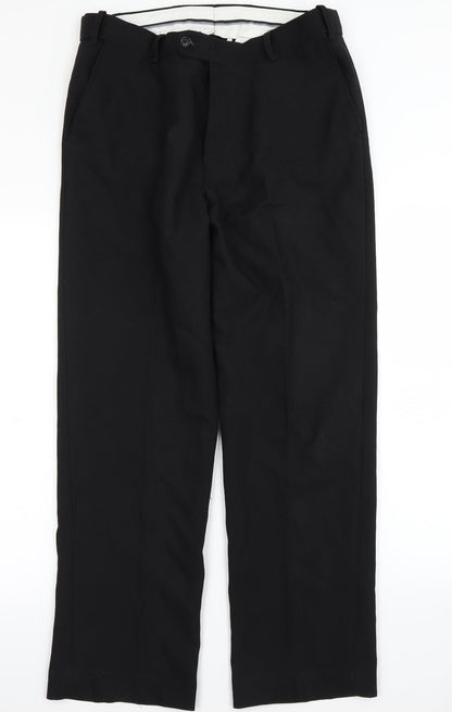 Skopes Mens Black   Dress Pants Trousers Size S L29 in