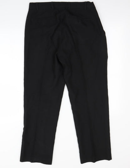 Skopes Mens Black   Dress Pants Trousers Size S L29 in
