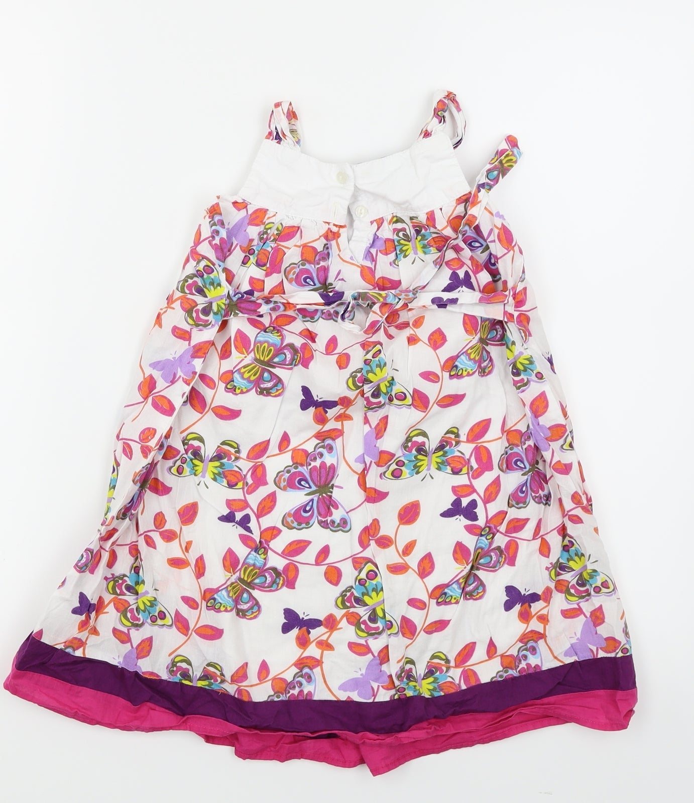DGirl Girls White   Trapeze & Swing  Size 4-5 Years  - Butterfly