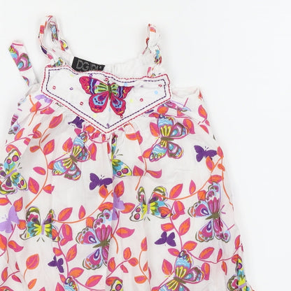 DGirl Girls White   Trapeze & Swing  Size 4-5 Years  - Butterfly