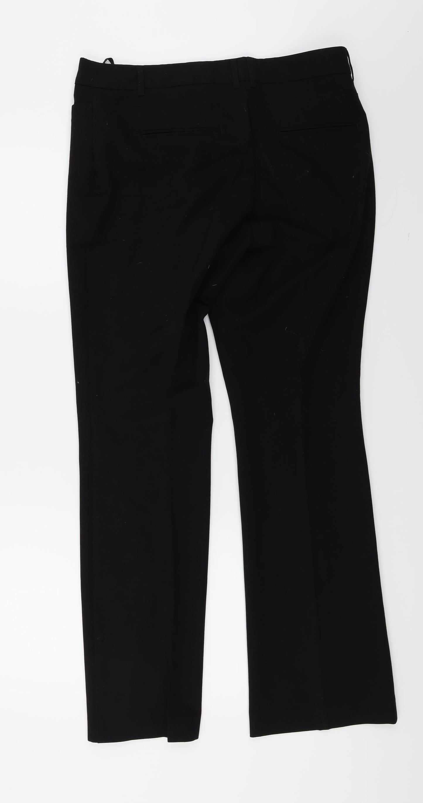 Womens UK Size 12 NEXT Regular Fit  Black Trousers