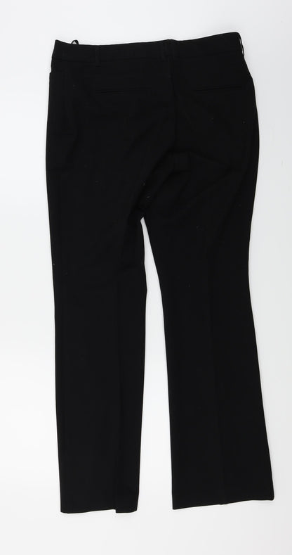 Womens UK Size 12 NEXT Regular Fit  Black Trousers