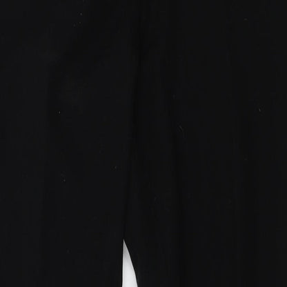 Womens UK Size 12 NEXT Regular Fit  Black Trousers