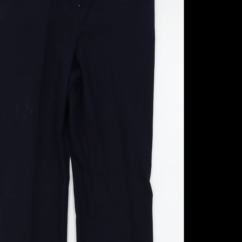 Womens UK Size 10 NEXT Regular Fit  Blue Trousers
