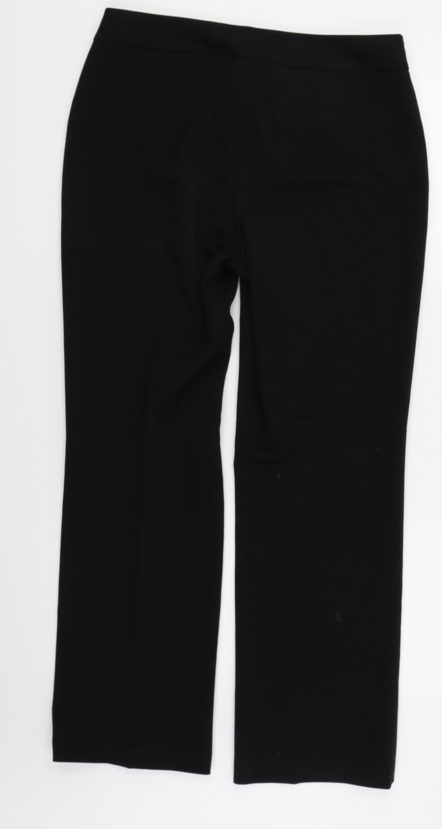 Womens UK Size 12 The collection Regular Fit Dress Pants Black Trousers