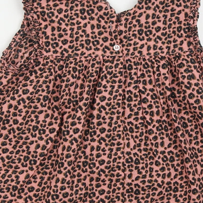 NEXT Girls Pink Animal Print  Ball Gown  Size 3-4 Years